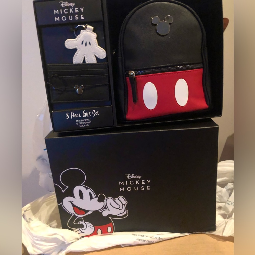Mickey Mouse little backpack set